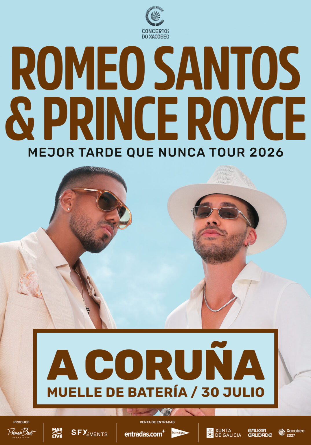 Romeo Santos & Prince Royce en A Coruña